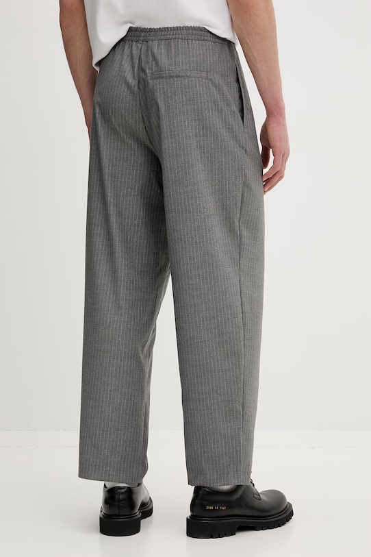 Odzież American Vintage spodnie męskie z wiskozą MYRO10A szary