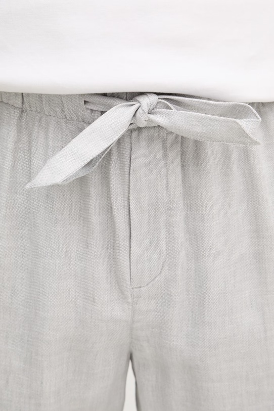 Frescobol Carioca брюки straight мужские со льном серый 2768.60