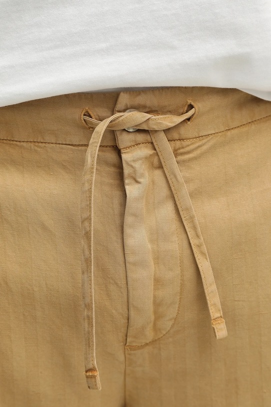 Frescobol Carioca spodnie z dodatkiem lnu beżowy 2665.839