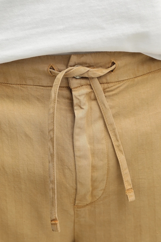 Frescobol Carioca spodnie z dodatkiem lnu beżowy 2665.839