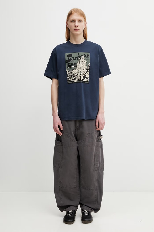 Alpha Industries Workwear Deck spodnie cargo bawełniane męskie 258207 szary