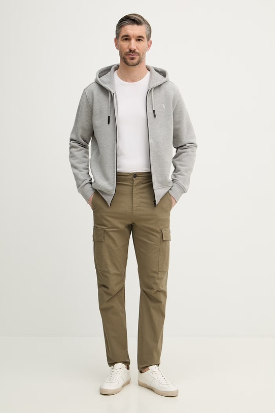 Trussardi spodnie P723M000138N zielony SS26