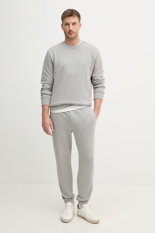Trussardi spodnie dresowe P8018500075N szary SS26