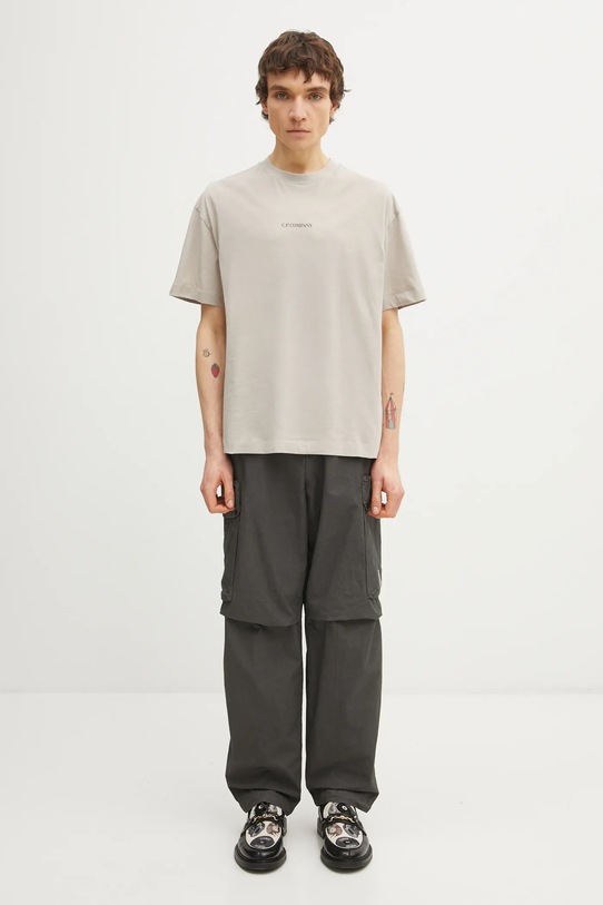 C.P. Company spodnie bawełniane 20CMPA128A110325G szary