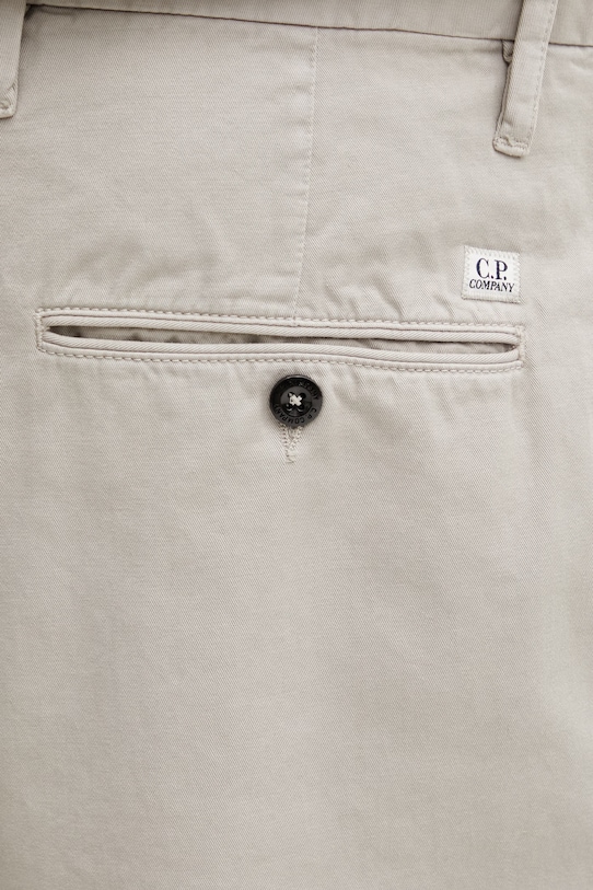 Βαμβακερό παντελόνι C.P. Company μπεζ 20CMPA136A110458G