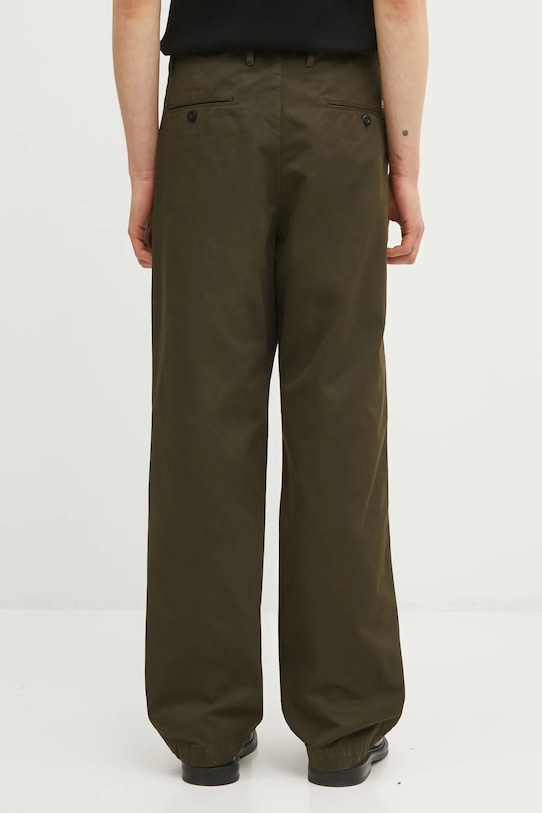 Odzież C.P. Company spodnie bawełniane 20CMPA136A110458G zielony