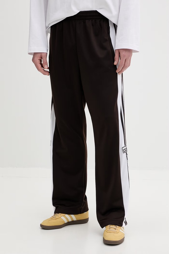 adidas Originals spodnie dresowe męskie Adibreak brązowy KE1679