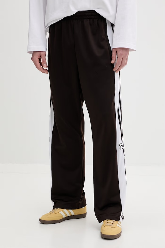 adidas Originals spodnie dresowe męskie Adibreak brązowy KE1679