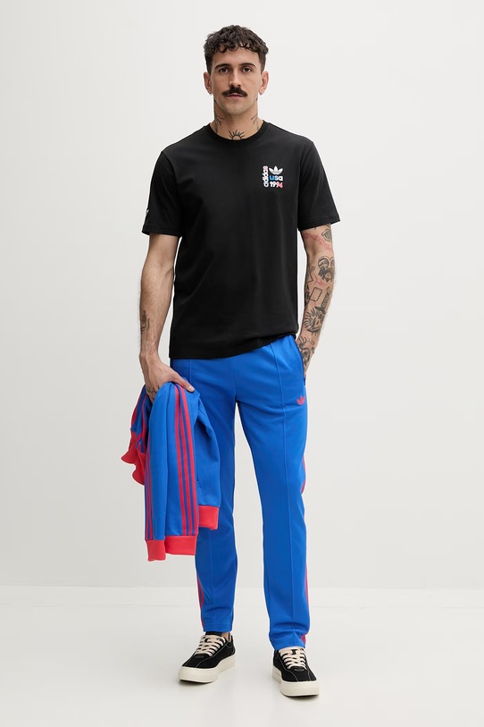 adidas Originals tepláky pánské s bavlnou Beckenbauer KE2415 modrá SS26