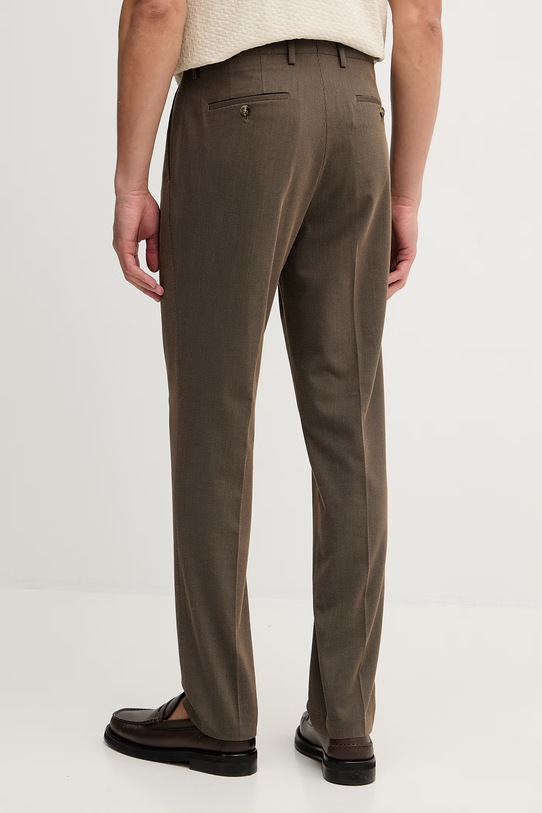 Odzież Sisley spodnie 48VESF05T brązowy