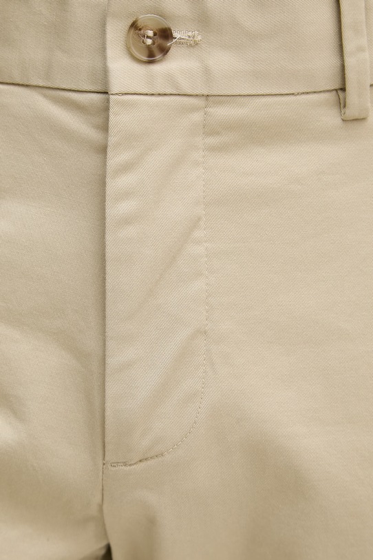 Sisley Παντελόνι chino Ανδρικό από βαμβάκι με ελαστάν μπεζ 4LWZSF05Z