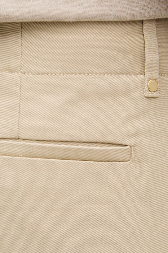 Sisley spodnie regularne męskie z bawełną beżowy 4QUUSF05W