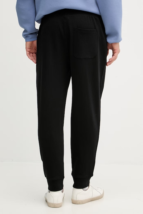 Abbigliamento United Colors of Benetton pantaloni da tuta da uomo con cotone 342ZUF01B. nero