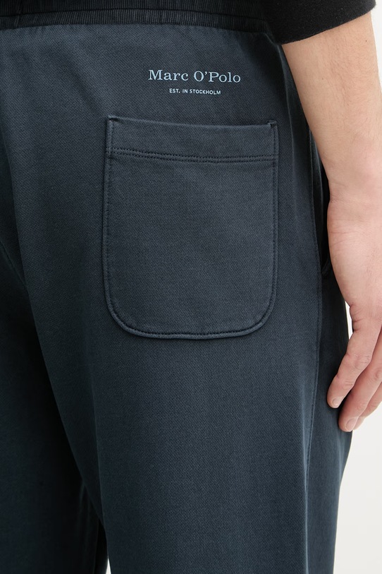 Marc O'Polo spodnie dresowe męskie bawełniane granatowy 5000012727