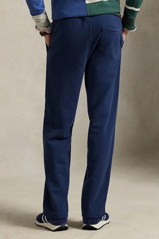 Polo Ralph Lauren spodnie dresowe męskie bawełniane 710951756 granatowy SS26