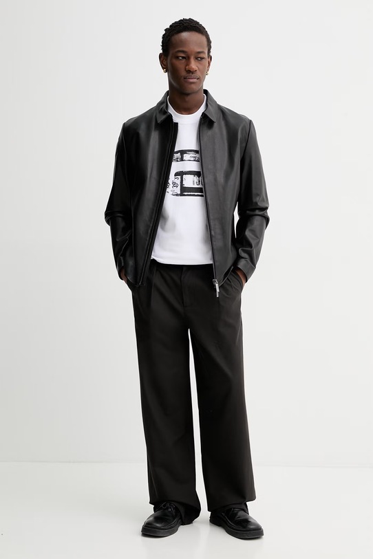 AllSaints spodnie CONWAY M002TE czarny SS26