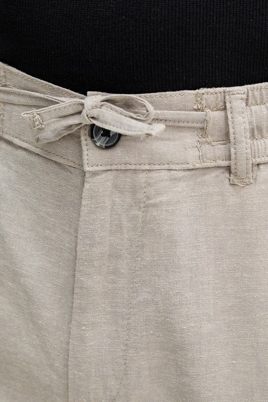 Lindbergh spodnie z dodatkiem lnu szary 30.008003