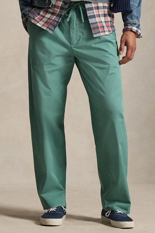 Polo Ralph Lauren spodnie bawełniane bawełna granatowy 710P03052