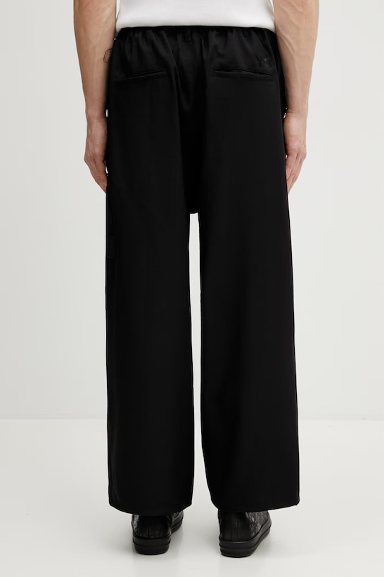 Odzież Y-3 spodnie SU STR PANTS KE3884 czarny