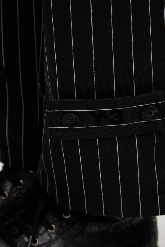 Y-3 spodnie z dodatkiem wełny PS RF WL PNT KR3003 czarny