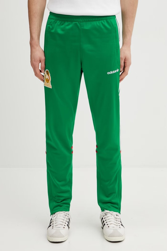 adidas Performance spodnie dresowe męskie FMF TP 86 zielony JX4102