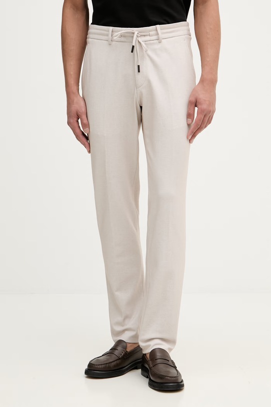 Karl Lagerfeld spodnie męskie beżowy 562010.255056