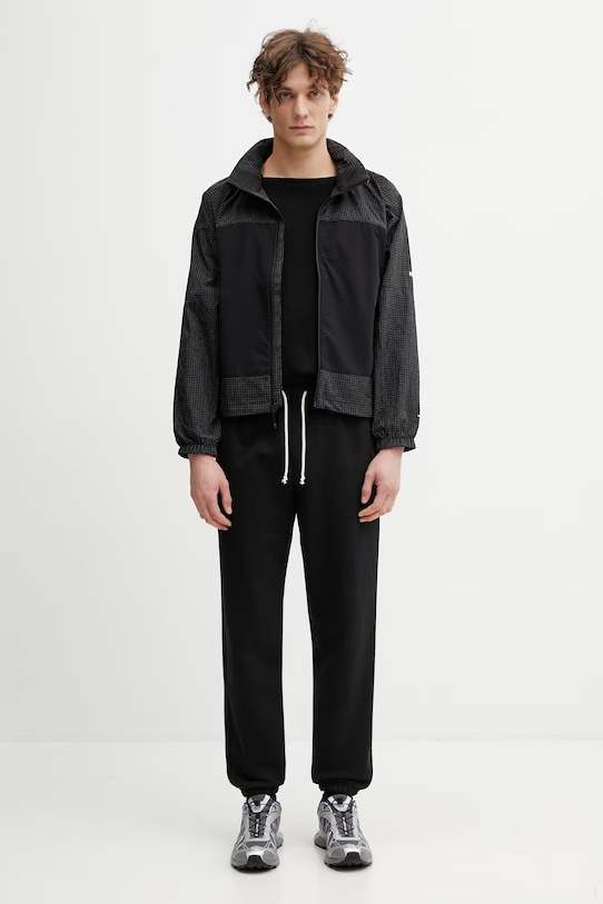 New Balance Made in USA spodnie dresowe bawełniane męskie MP43547BK czarny