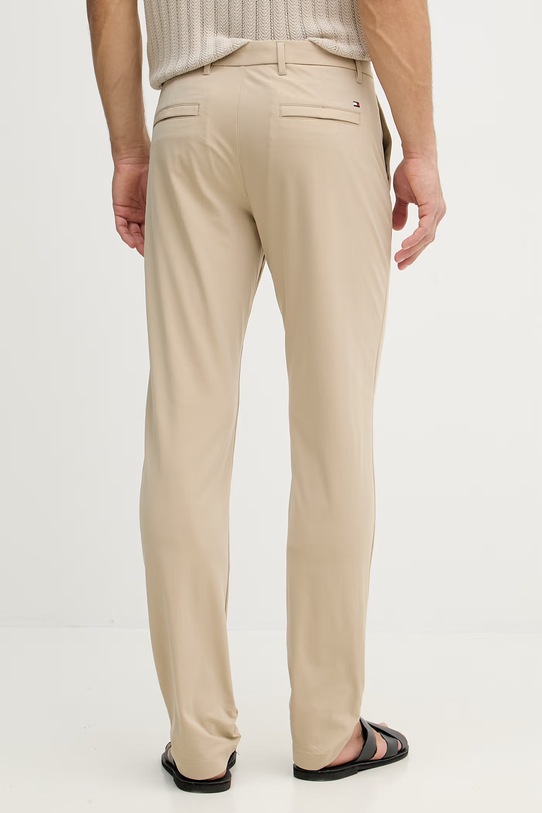 Oblečenie Tommy Hilfiger nohavice chinos pánske MW0MW43408 béžová