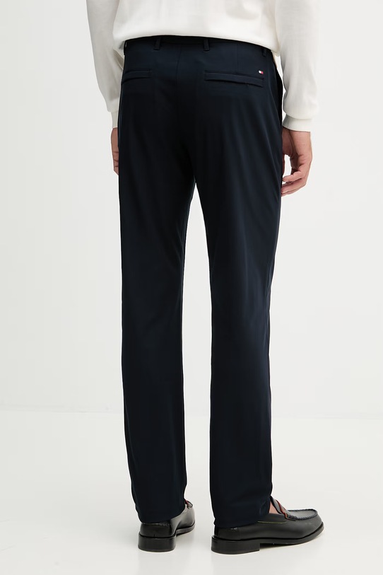 Odzież Tommy Hilfiger spodnie chinos męskie MW0MW43408 granatowy