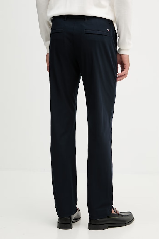 Odzież Tommy Hilfiger spodnie chinos męskie MW0MW43408 granatowy