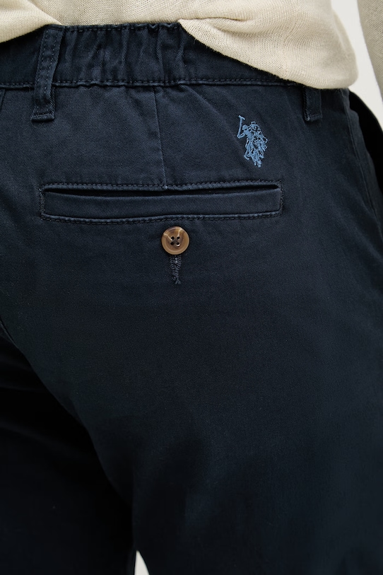 U.S. Polo Assn. spodnie COMFORT WAIST CLASSIC CHINO granatowy MUP4463