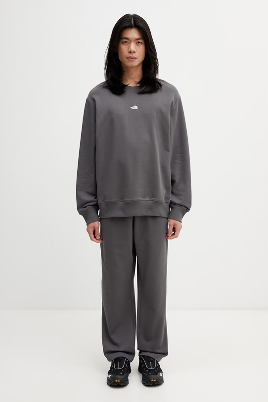 The North Face Essential Light spodnie dresowe bawełniane męskie NF0A8GQHRHI1 szary