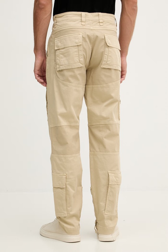 Odzież Aeronautica Militare spodnie męskie PA1387UCT01493 beżowy