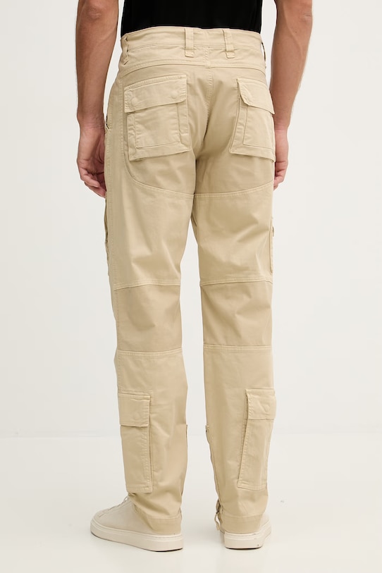 Odzież Aeronautica Militare spodnie męskie PA1387UCT01493 beżowy