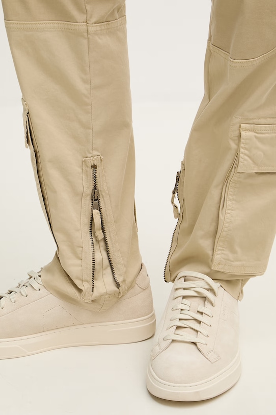 Aeronautica Militare spodnie męskie PA1387UCT01493 beżowy