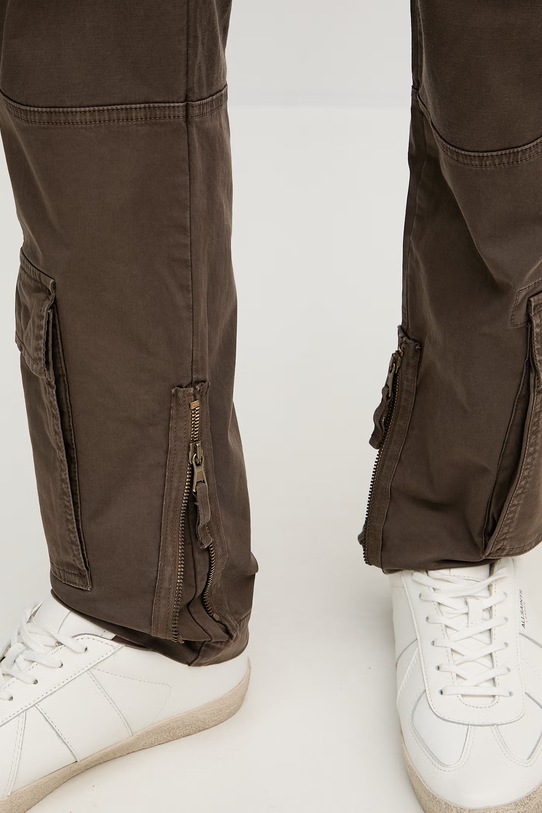 Aeronautica Militare spodnie męskie brązowy PA1387UCT01493