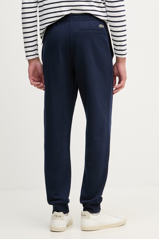 Odzież Lacoste spodnie dresowe męskie bawełniane XH0798 granatowy