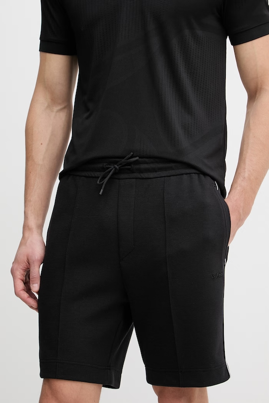 BOSS Green pantaloncini da uomo nero 50561776