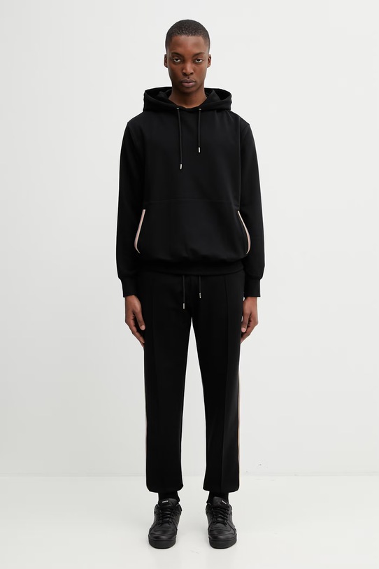 Paul Smith TAPED SEAM spodnie dresowe z lyocellem męskie M1R.612Z.V02745 czarny