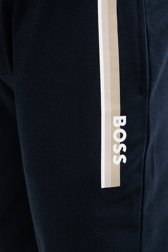 BOSS teplákové nohavice pánske bavlnené tmavomodrá 50554784