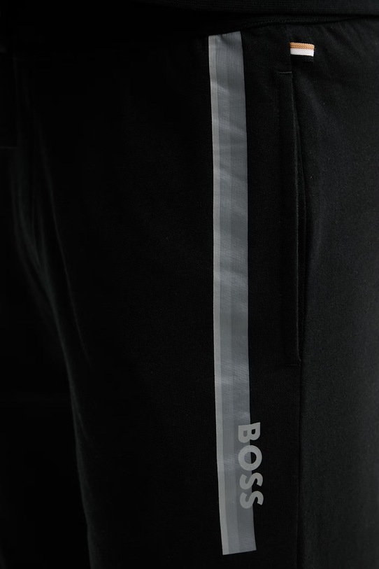 BOSS spodnie dresowe męskie bawełniane czarny 50554784