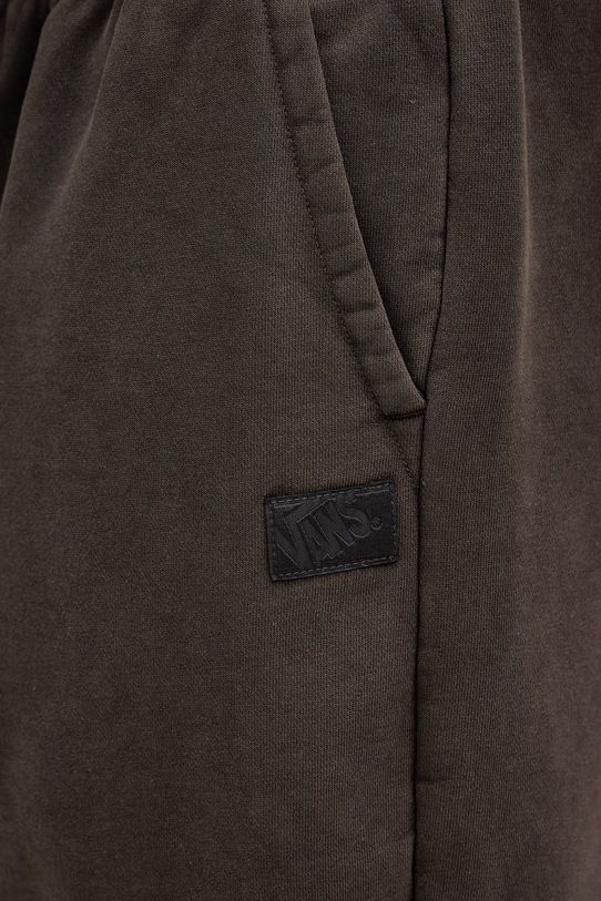 Vans spodnie dresowe męskie z bawełną Premium LX Fleece zielony VN000T7FEMV1