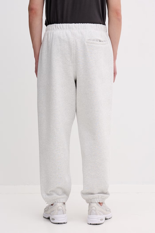 Odzież Vans spodnie dresowe męskie z bawełną Premium LX Fleece VN000T7FRKZ1 szary