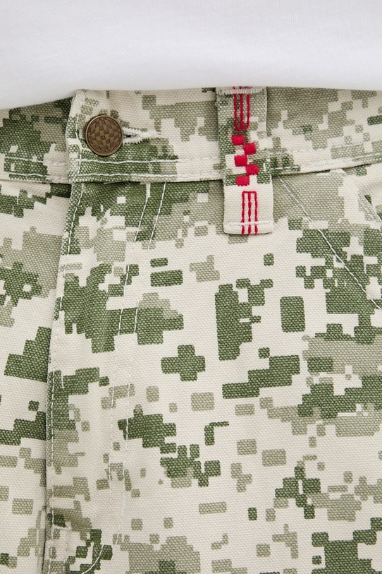 Vans spodnie męskie bawełniane Premium LX Chore Canvas zielony VN000T7JDA11