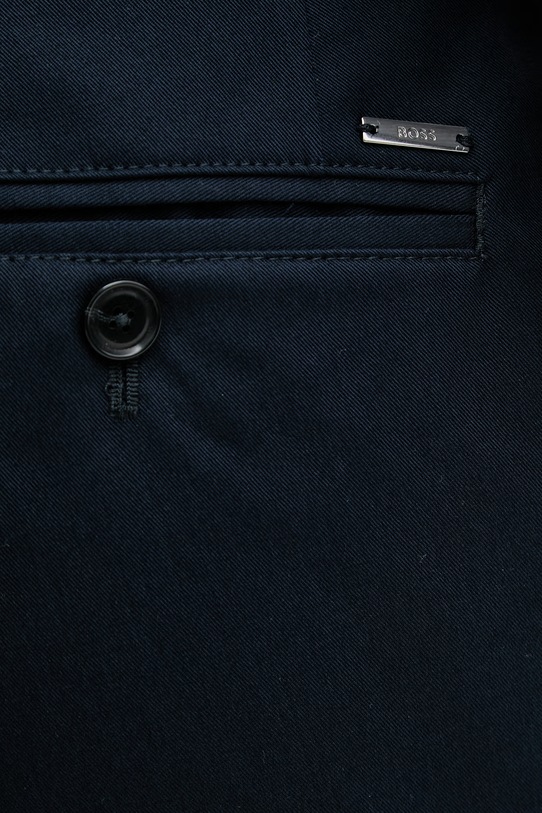 BOSS панталон мъжки от памук с еластан Genius тъмносин 50561572