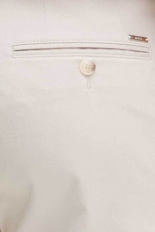 BOSS брюки мужские из хлопка с эластаном Genius бежевый 50561572