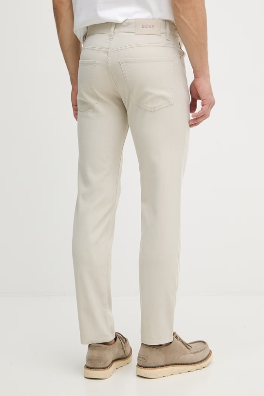 Одяг BOSS штани чоловічі з бавовною Re.Maine5 50553815 бежевий
