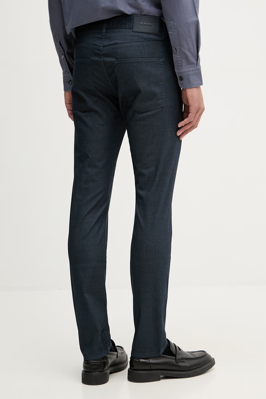 Îmbrăcăminte BOSS pantaloni bărbați cu bumbac Delaware5 50560031 bleumarin