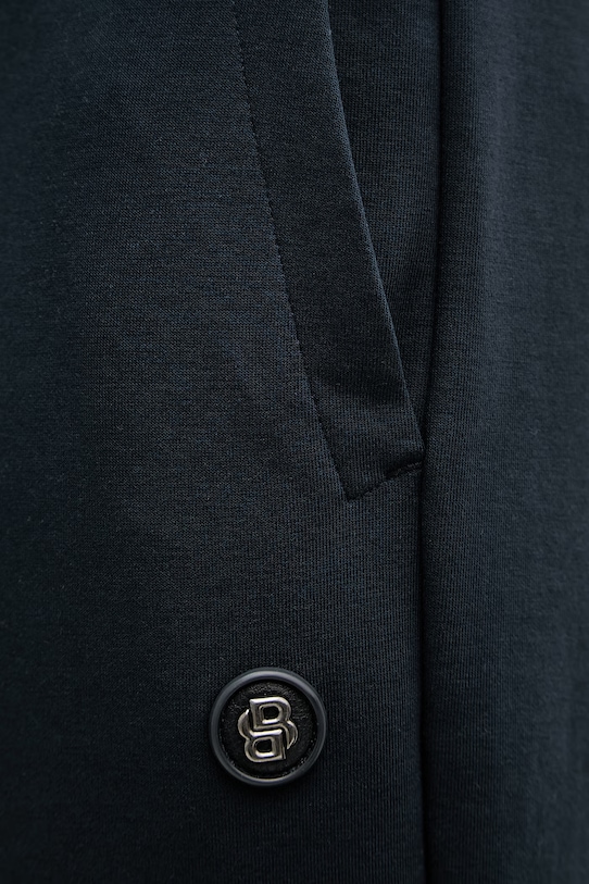 BOSS spodnie dresowe męskie bawełniane Locsin 01 granatowy 50555853