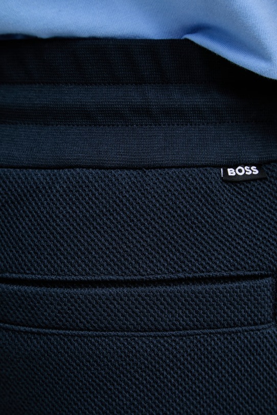 BOSS teplákové šortky pánske bavlnené Leoni 12 tmavomodrá 50559797